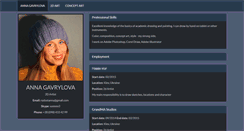 Desktop Screenshot of gavrylova.com